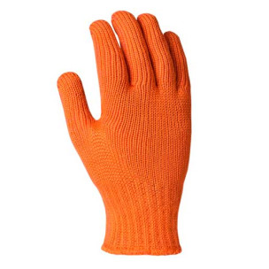 Робочі рукавички DOLONI 794 трикотажні помаранчеві робочі з ПВХ